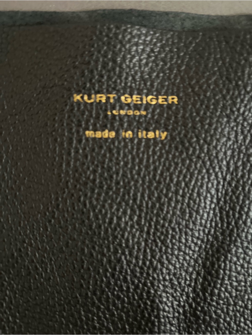 Kurt Geiger Violet oversized Black leather tote bag - Picture 2 of 9